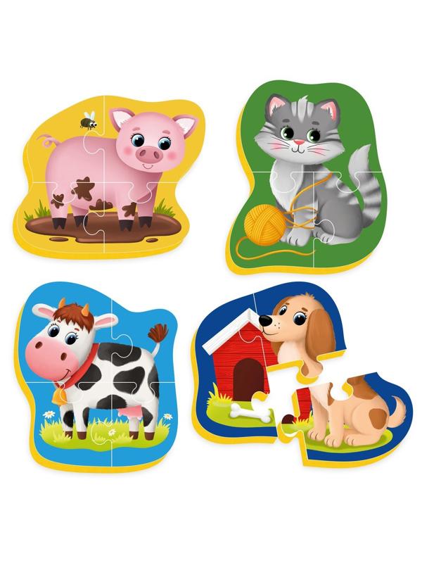 Мягкие пазлы Домашние животные