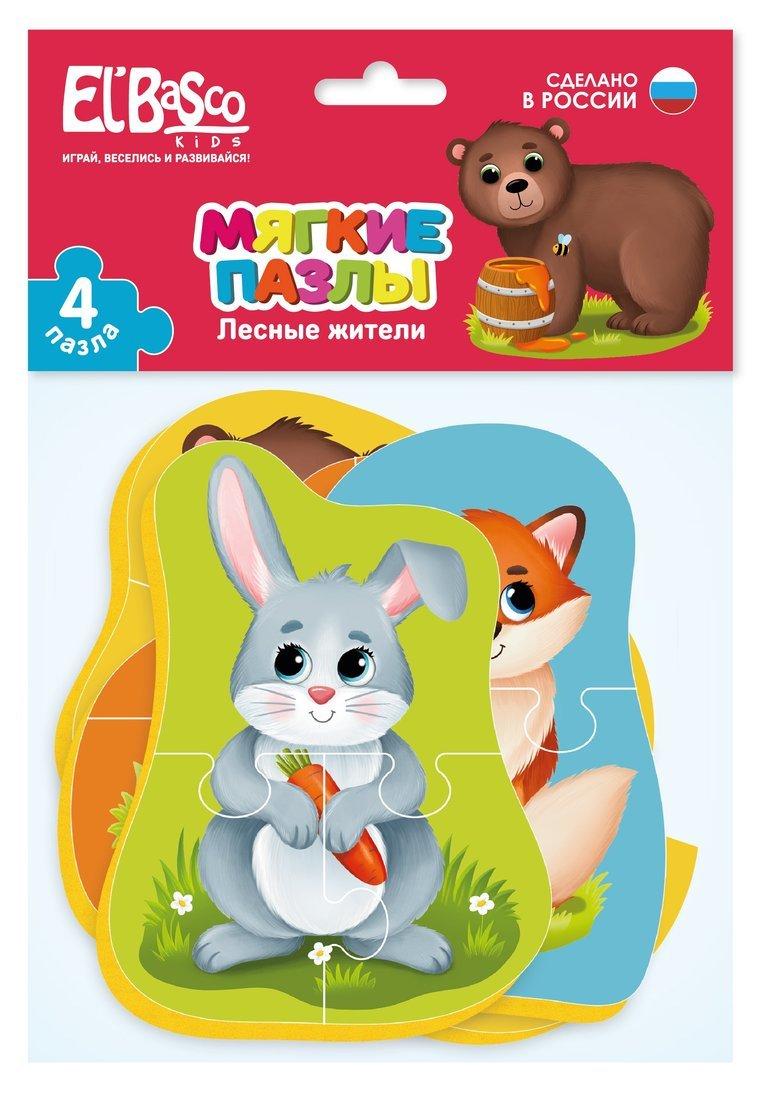 Мягкий пазл Лесные жители