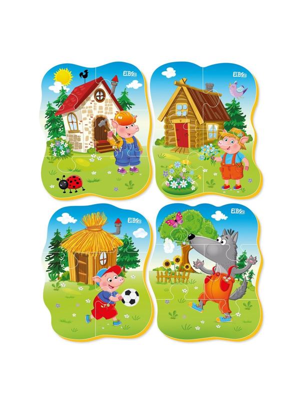 Мягкий пазл Три поросенка