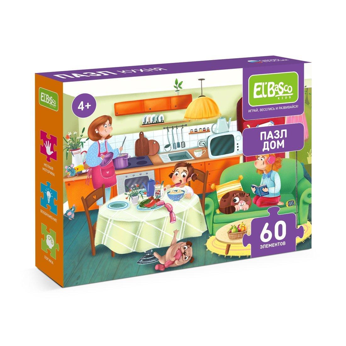 Пазлы Дом Кухня 60 элементов
