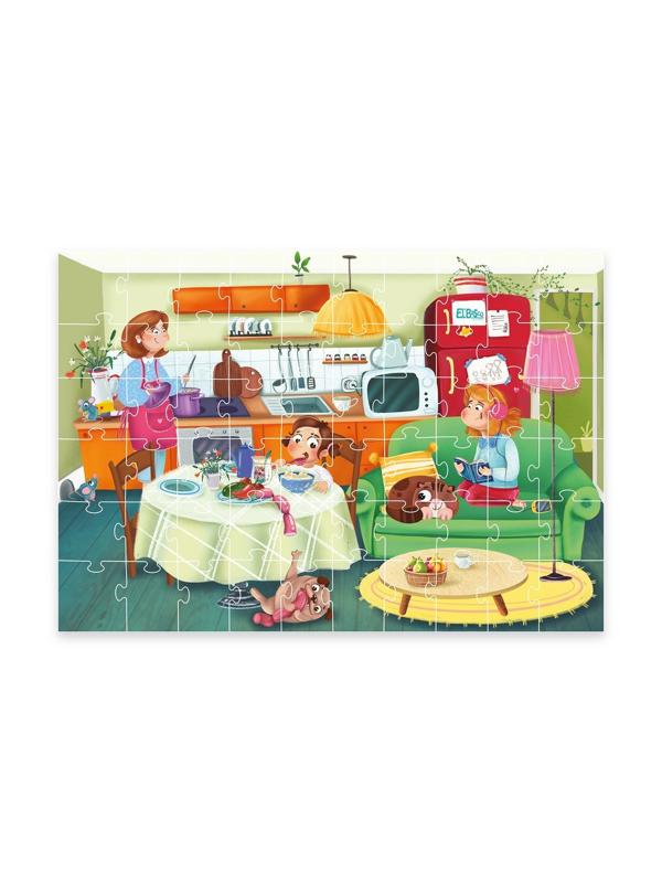 Пазлы Дом Кухня 60 элементов