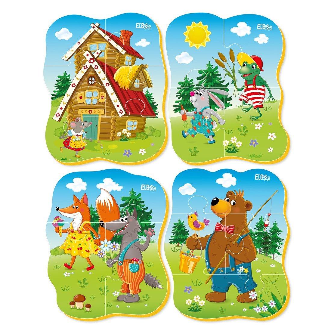 Мягкий пазл Теремок