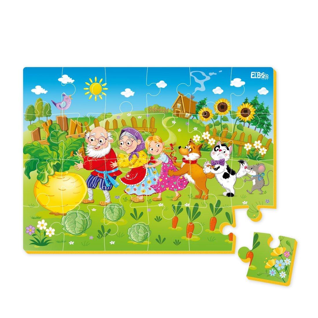 Мягкий пазл Репка А4 24 элемента