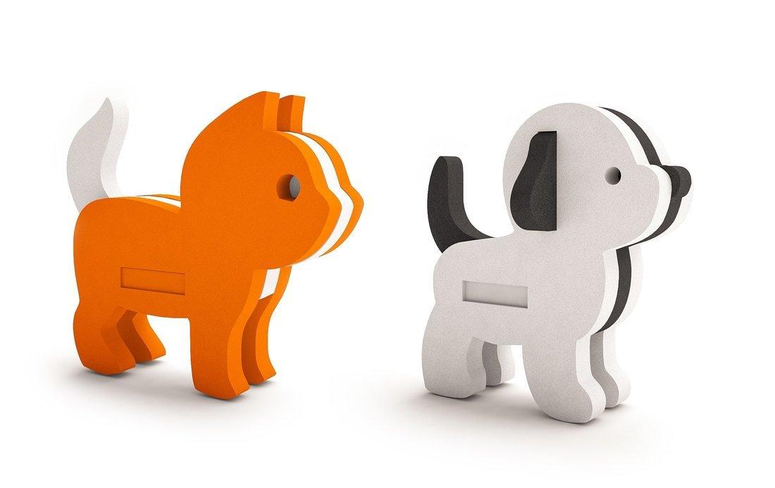 Набор мягких конструкторов Домашние любимцы