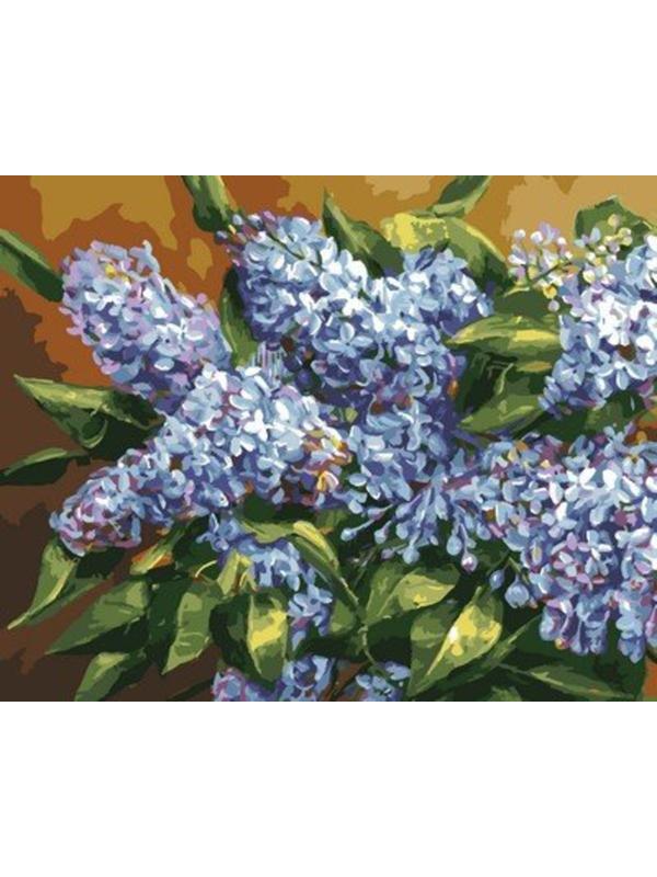 Картина по номера Ветки сирени 40 х 50 см