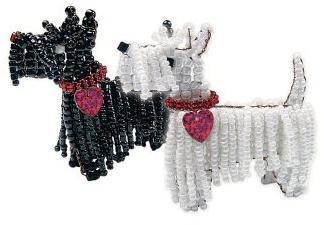 Набор для тв-ва Фигурка из бисера Терьер Клякса, в ассорт.