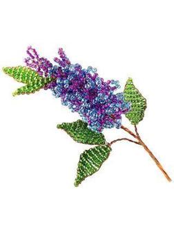 Набор для тв-ва Цветы из бисера Майская сирень