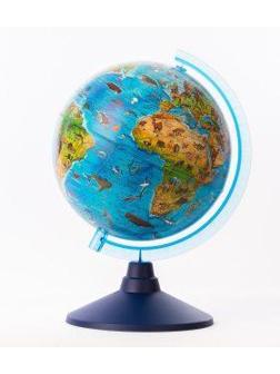 Глобус Зоогеографический (Детский), D-210 мм, без подсветки