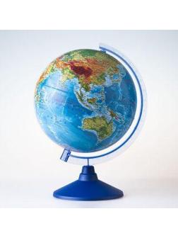 Глобус Земли физический, D-250 мм, без подсветки