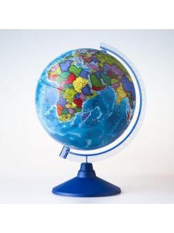Глобус Земли политический, D-250 мм, без подсветки