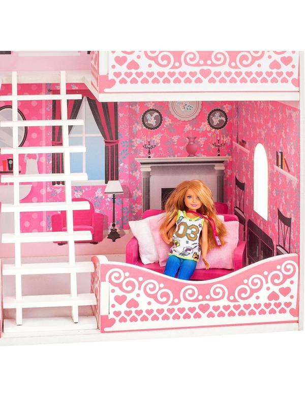 Кукольный домик Розет Шери, для кукол до 30 см (7 предметов мебели и
интерьера)