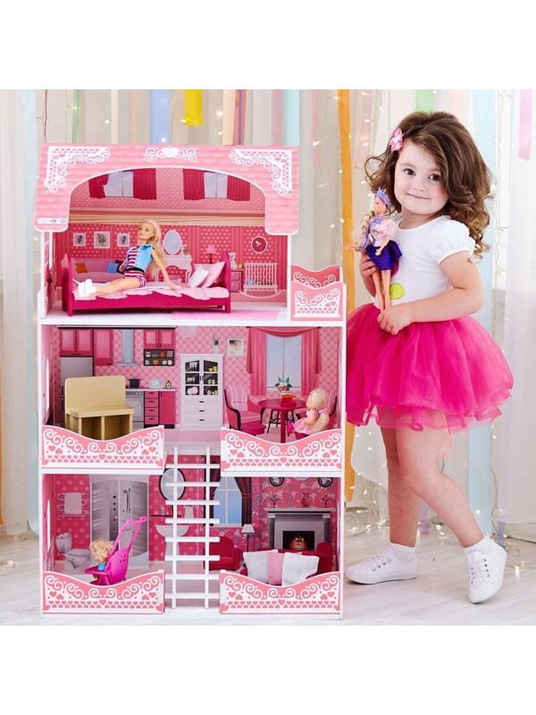 Кукольный домик Розет Шери, для кукол до 30 см (7 предметов мебели и
интерьера)