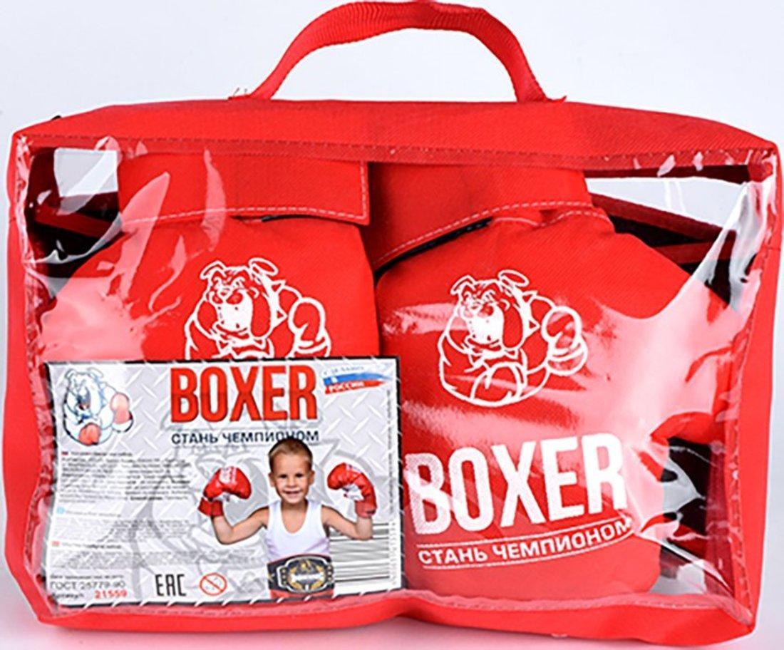Боксерский набор (перчатки + пояс победителя), в подарочной упаковке