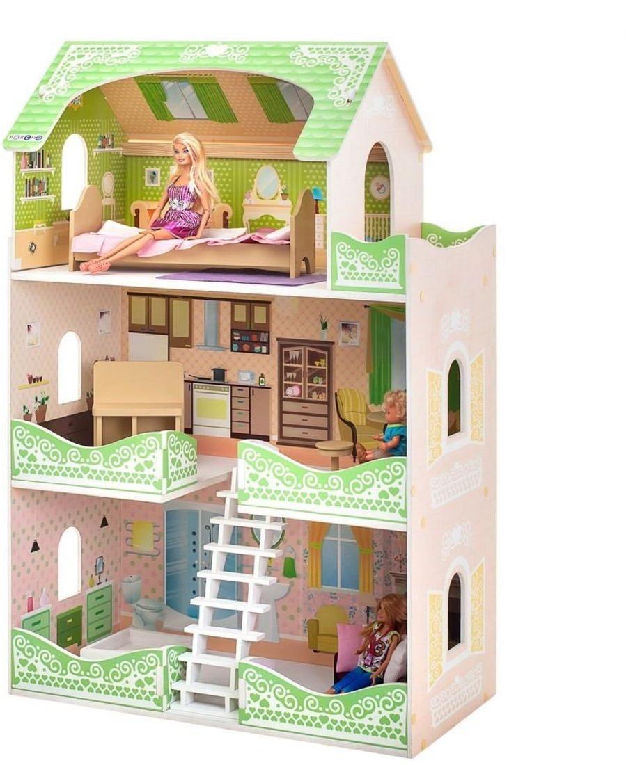 Кукольный домик Луиза Виф, для кукол до 30 см (7 предметов мебели и интерьера)