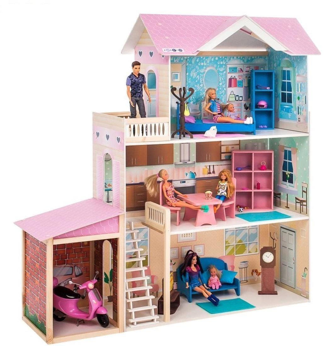 Кукольный домик Розали Гранд, для кукол до 30 см (11 предметов мебели и
интерьера)