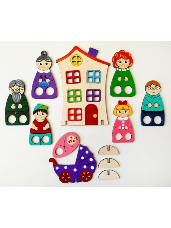 Пальчиковый набор Семейка, 9 элементов