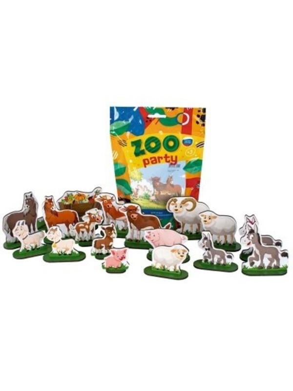 Набор дерев. ZOO PARTY Домашние животные, 18 шт