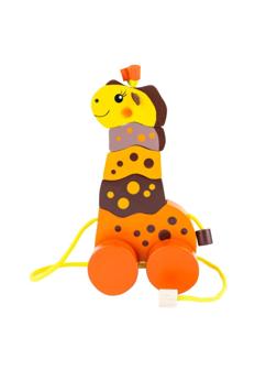 Каталка-пирамидка Жирафик