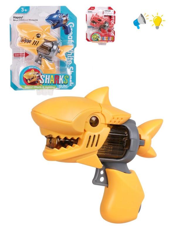 Бластер со световыми и звуковыми эффектами, в комплекте: тестовые элементы
питания АG13/LR44*3шт., блистер, в ассортименте