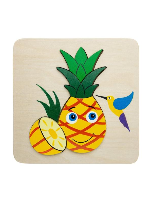 Мозаика-вкладыш Ананас, 4 дет