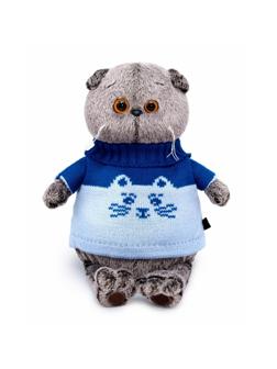Басик в свитере Кот 19 см