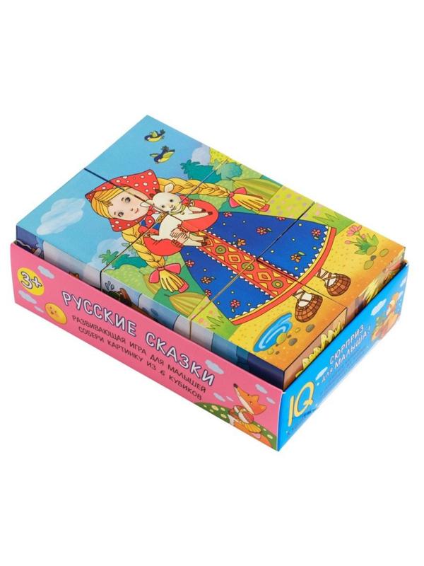 Умные кубики Русские сказки. 6 шт