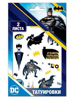 Набор Наклейки-татуировки Бэтмэн, 2 листа