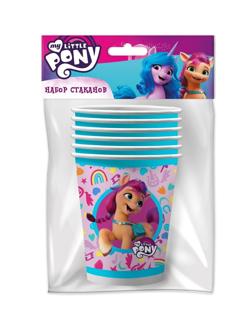 Набор бумажных стаканов My Little Pony, 6 шт*250 мл