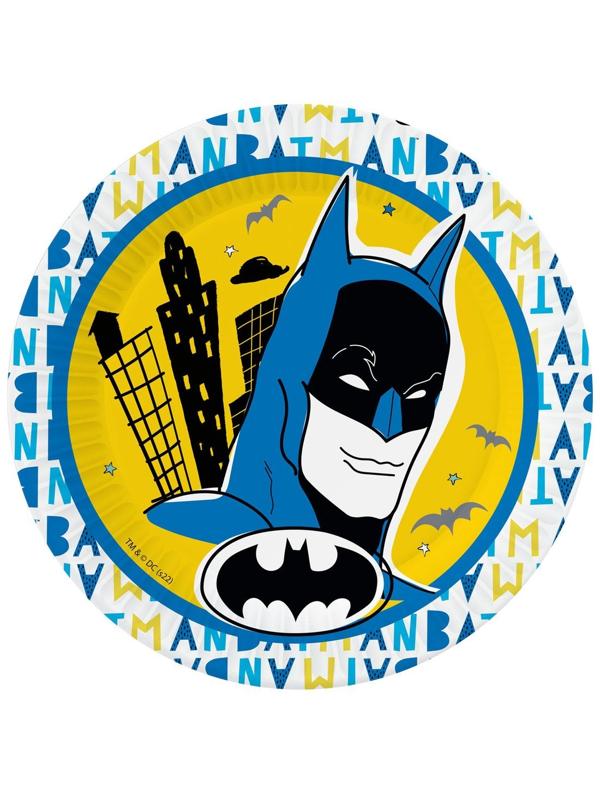 Набор бумажных тарелок Batman, 6 шт d=230 мм