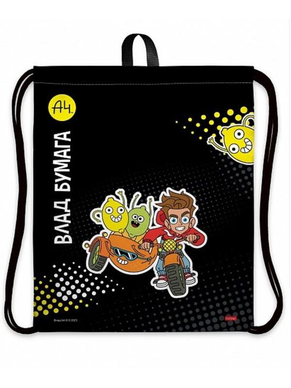 Мешок для сменной обуви Влад А4 41х49 см с петлей для подвеса, 1 отд.