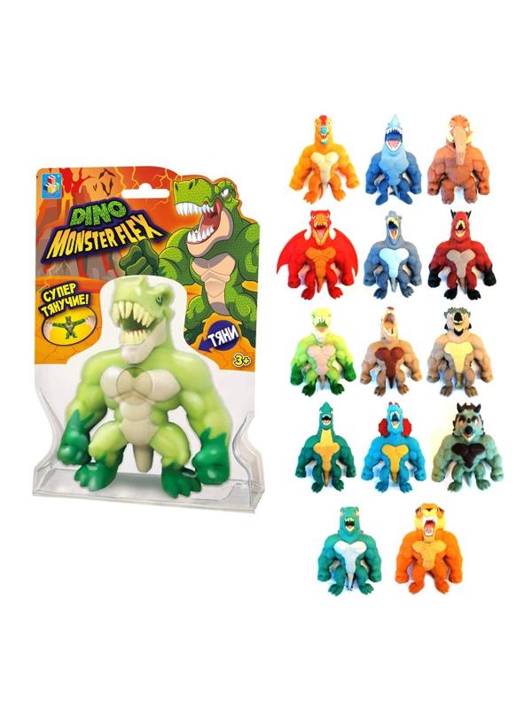 MONSTER FLEX DINO, тянущиеся фигурки 14см, в ассортименте