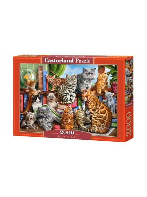 Пазлы 2000 Кошки