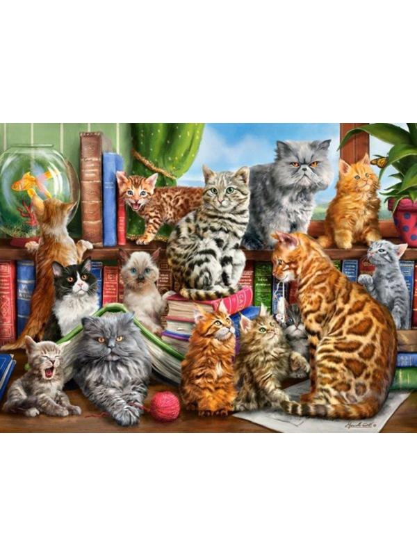 Пазлы 2000 Кошки