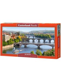 Пазлы 4000 Река Влтава, Прага