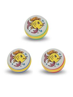 Мяч детский Рыбка в ассорт.,10 см