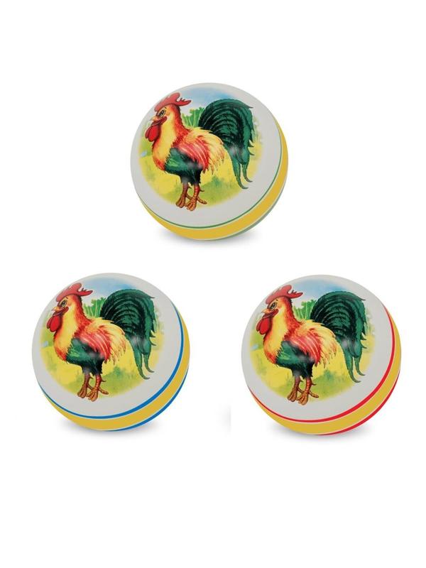 Мяч детский Петушок в ассорт., 20 см