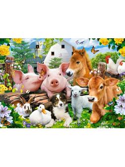 Пазлы 60 MIDI Друзья на ферме