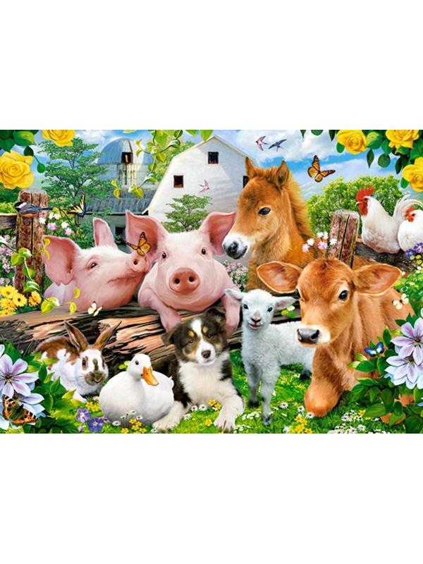 Пазлы 60 MIDI Друзья на ферме