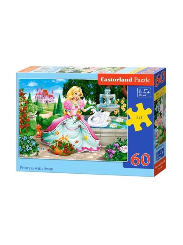 Пазлы 60 MIDI Принцесса и лебедь