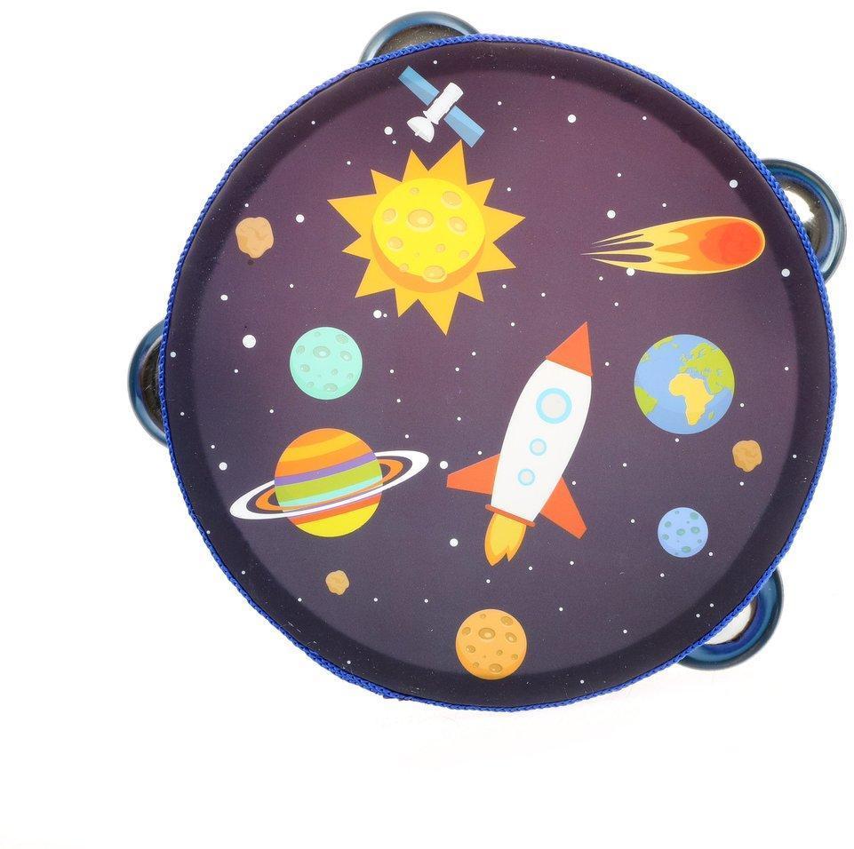 Музыкальный инструмент: Бубен 15 см, в ассорт., пакет.