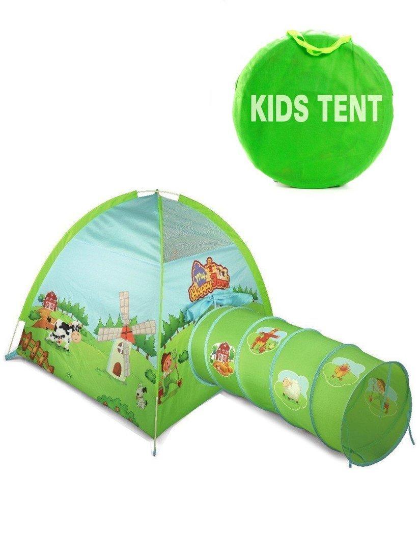 Игровая палатка с туннелем Ферма 123х110 см.