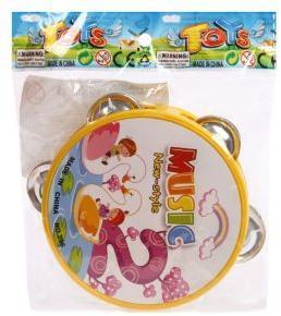 Бубен 9 см. в ассорт., пакет