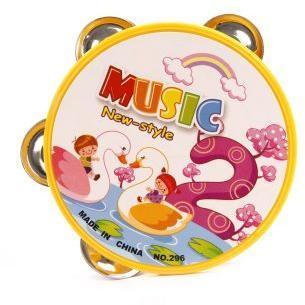 Бубен 9 см. в ассорт., пакет