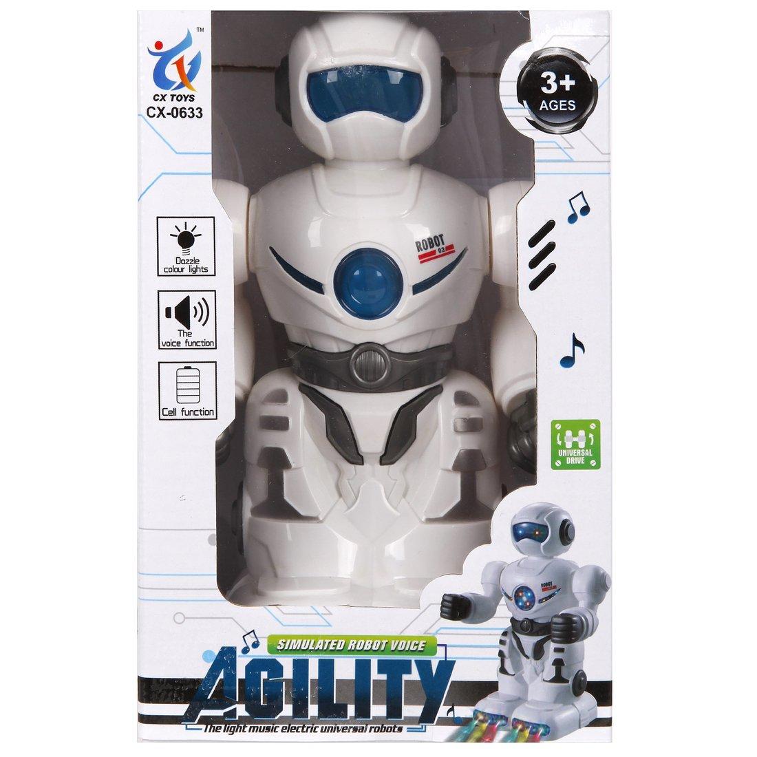 Робот эл., свет, звук, эл.пит.AA*3шт. не вх.в комплект