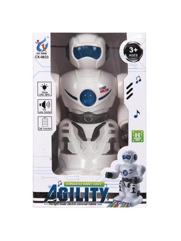 Робот эл., свет, звук, эл.пит.AA*3шт. не вх.в комплект