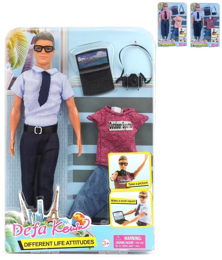 Игровой набор Defa Kevin Стилист, в компл. кукла, 6 аксесс., в ассорт.