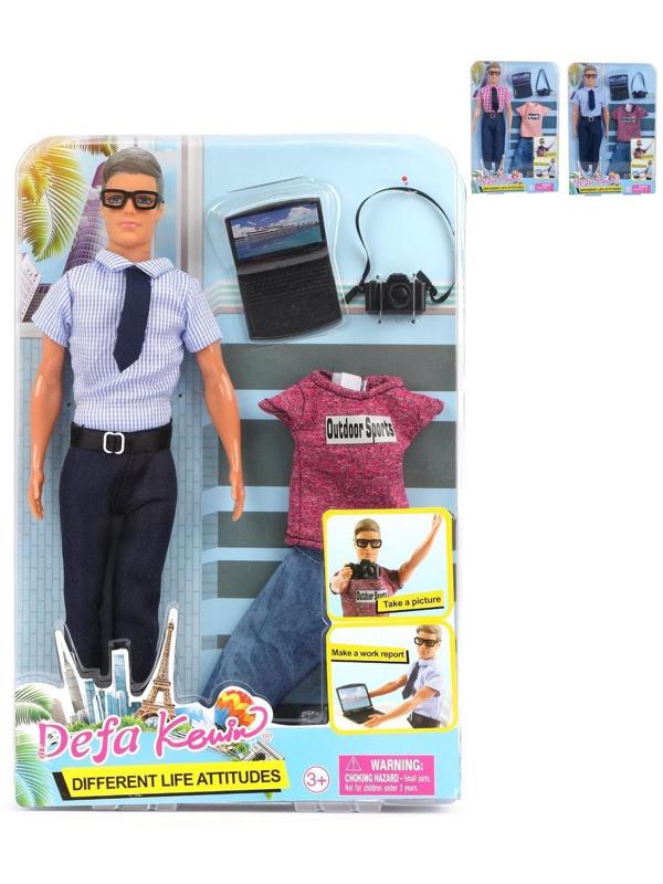 Игровой набор Defa Kevin Стилист, в компл. кукла, 6 аксесс., в ассорт.