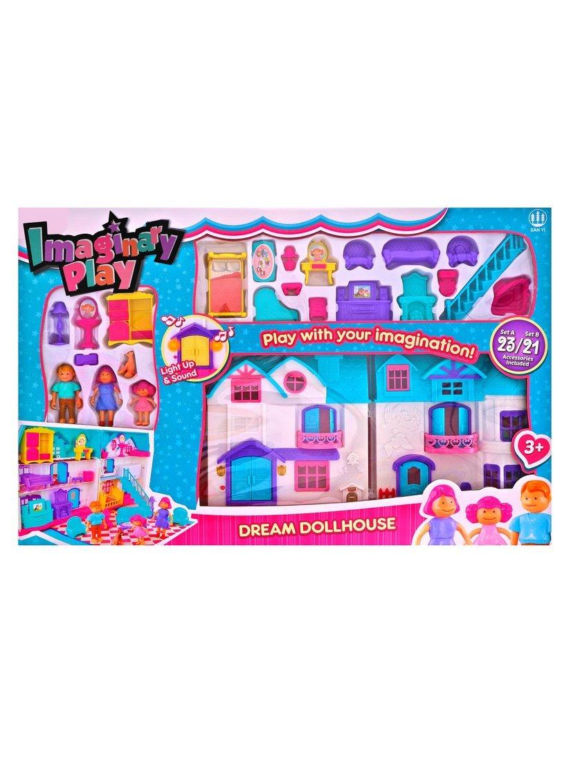 Игр. набор Дом, свет, звук, в компл. дом, предметов 23шт., эл.пит. ААх2шт не
вх. в компл., кор