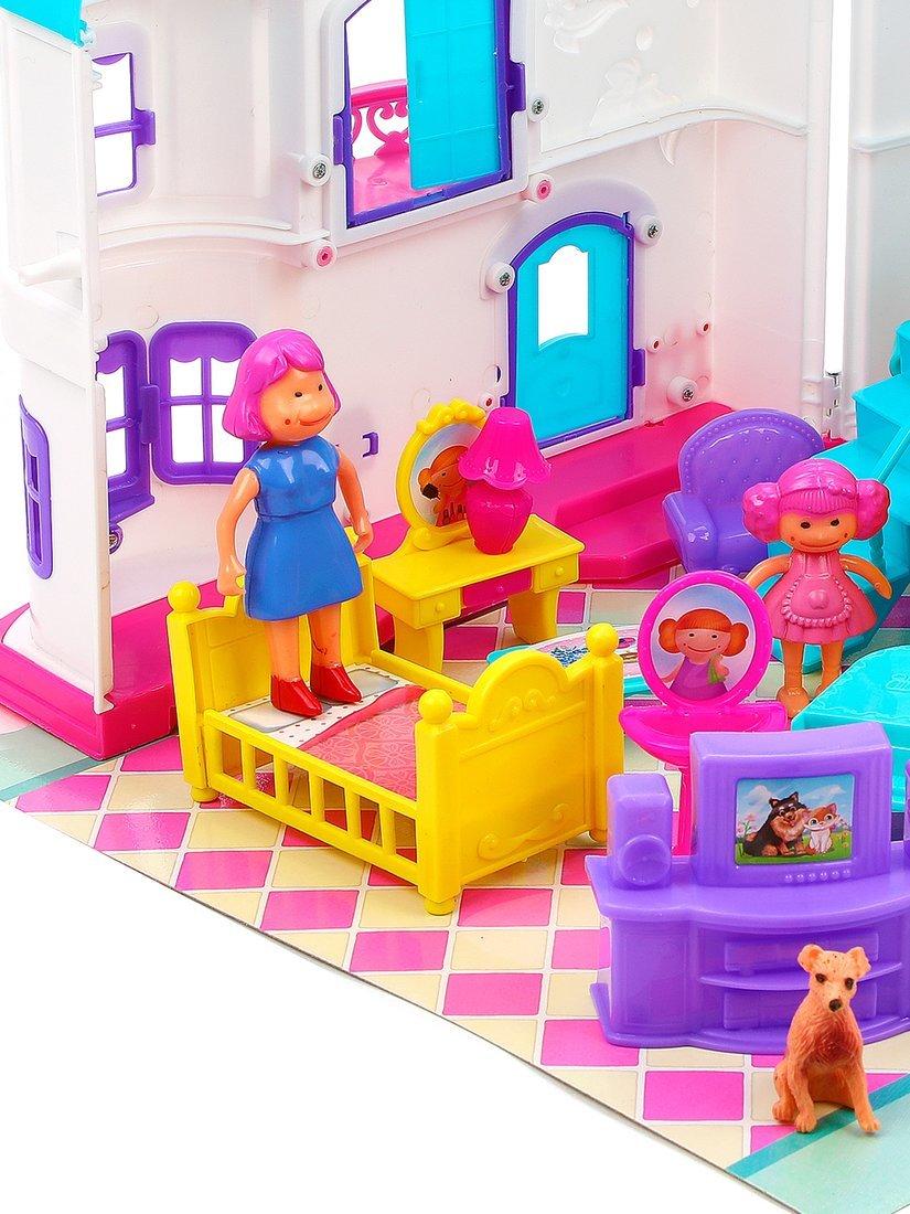 Игр. набор Дом, свет, звук, в компл. дом, предметов 23шт., эл.пит. ААх2шт не
вх. в компл., кор