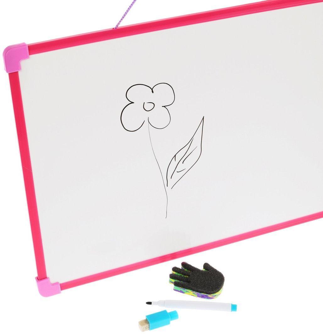 Доска для рисования 2в1, пакет, в ассорт.